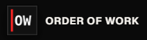 Order of Work